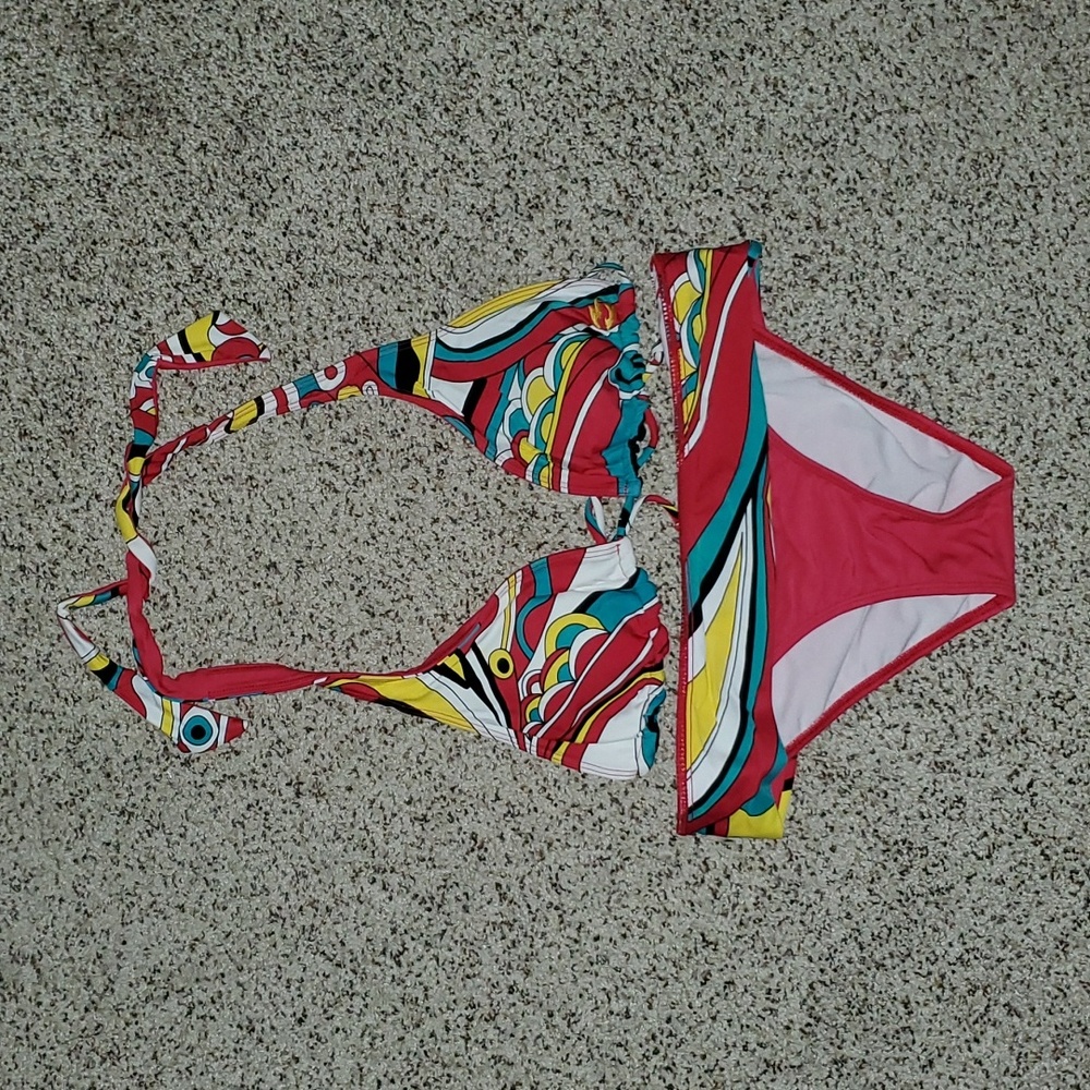 Billabong Surf Reversible 2 Piece Bikini Swimsuit Top & Bottom